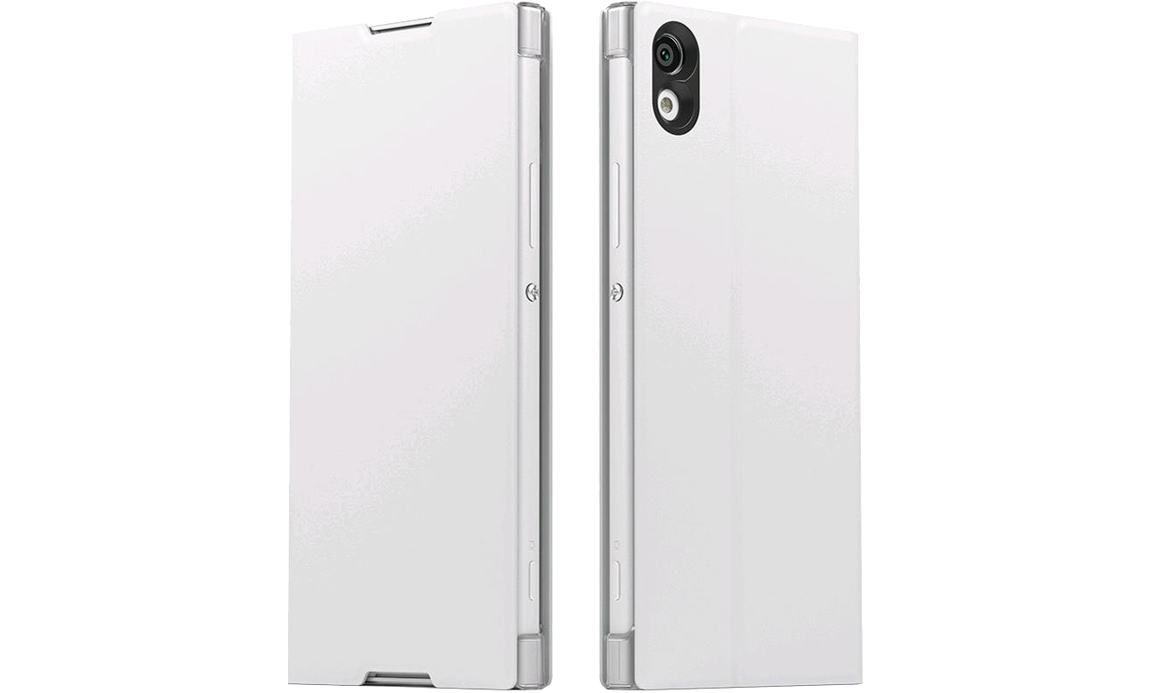 Sony Style Flip Cover SCSG30 do Xperia XA1 Widok z przodu i z tyłu