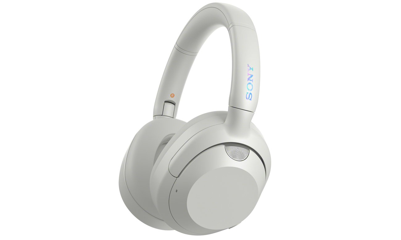 Słuchawki bezprzewodowe Sony ULT Wear Białe - Widok od przodu pod kątem
