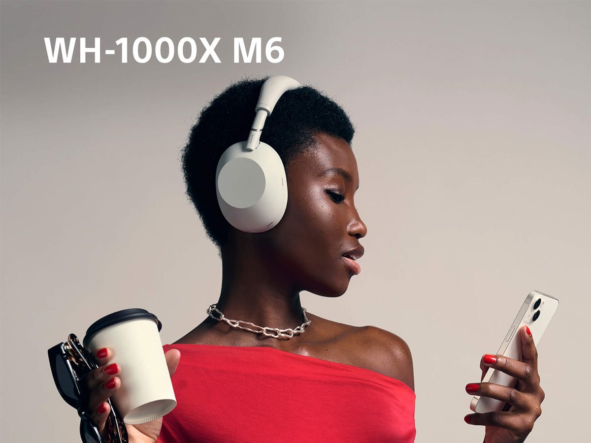 Słuchawki bezprzewodowe Sony WH-1000XM6 - Grafika lifestyle