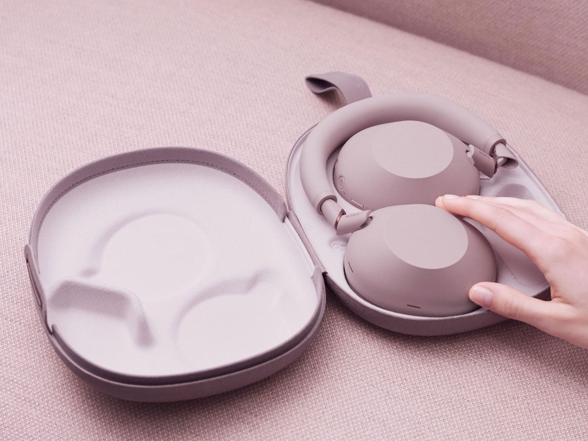 Słuchawki bezprzewodowe Sony WH-1000XM6 Piaskowy róż