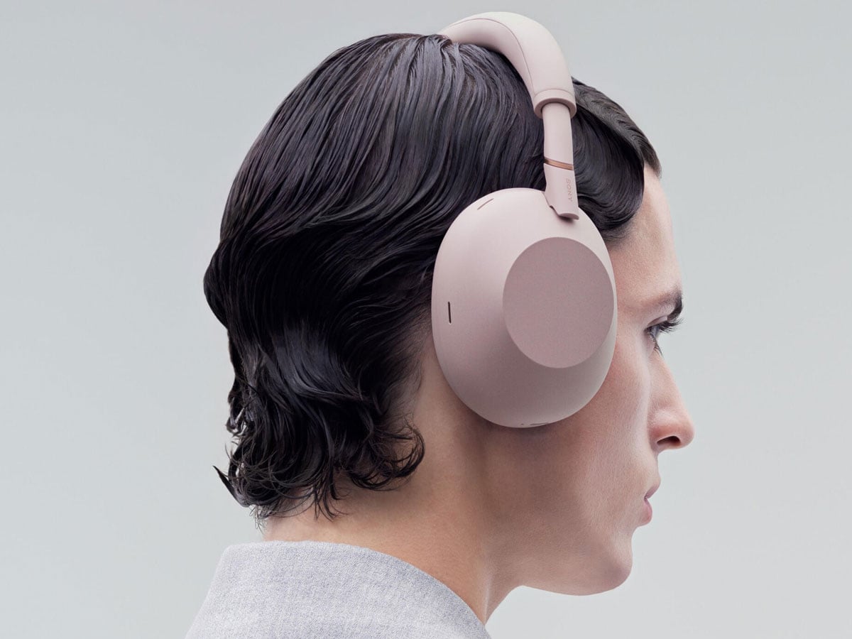 Słuchawki bezprzewodowe Sony WH-1000XM6 Piaskowy róż