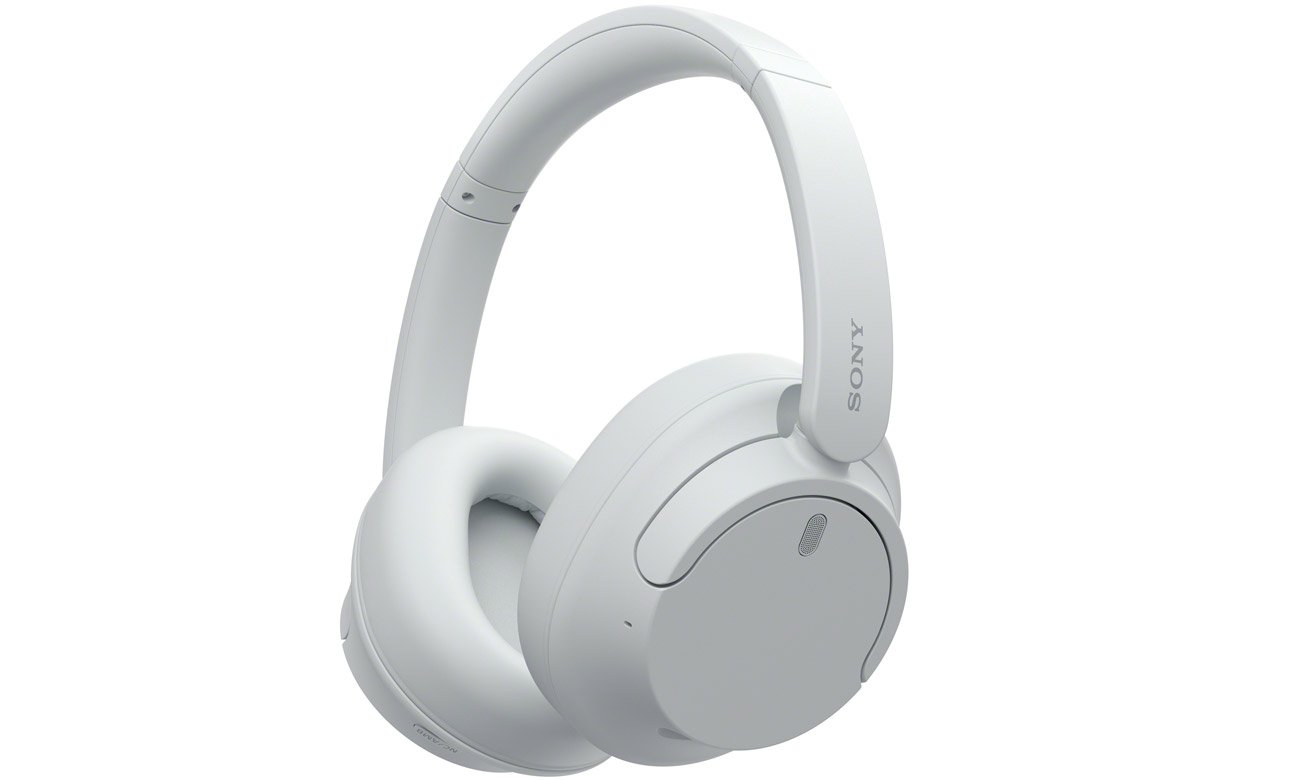 Накладні бездротові навушники Sony WH-CH720N, білі – кутовий вигляд спереду