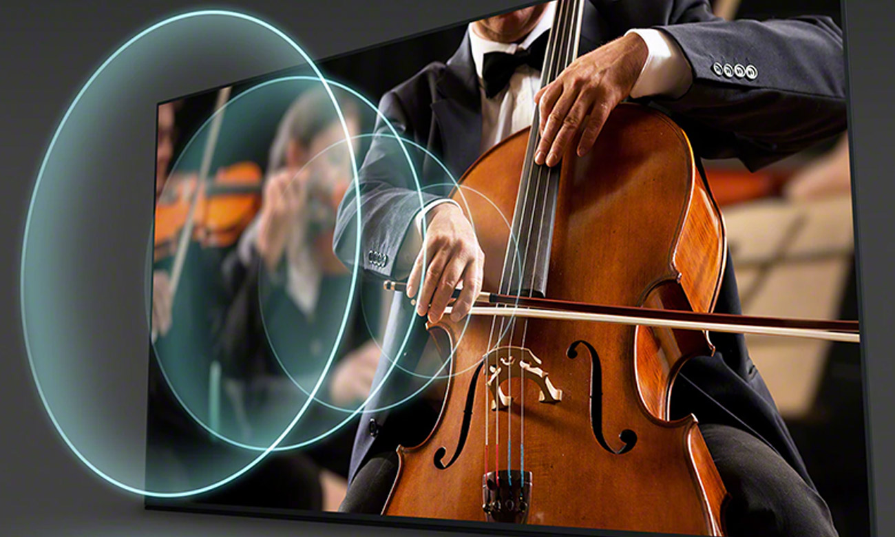 Sony XR-85X95K dźwięk z ekranu