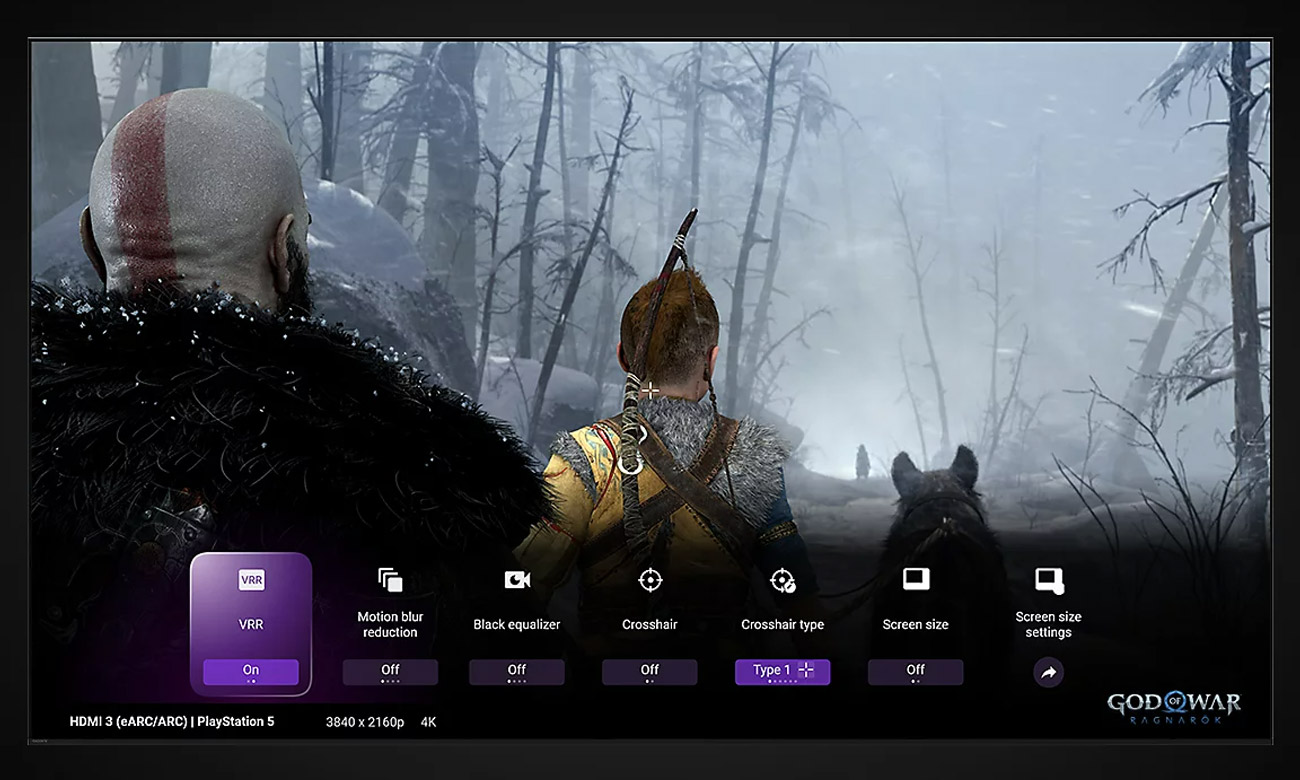 Sony XR-85X95L rozgrywka