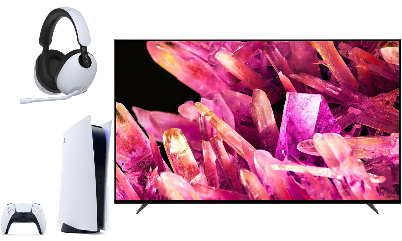 Zestaw dla gracza XR-75X90K + Playstation 5 + H9 INZONE