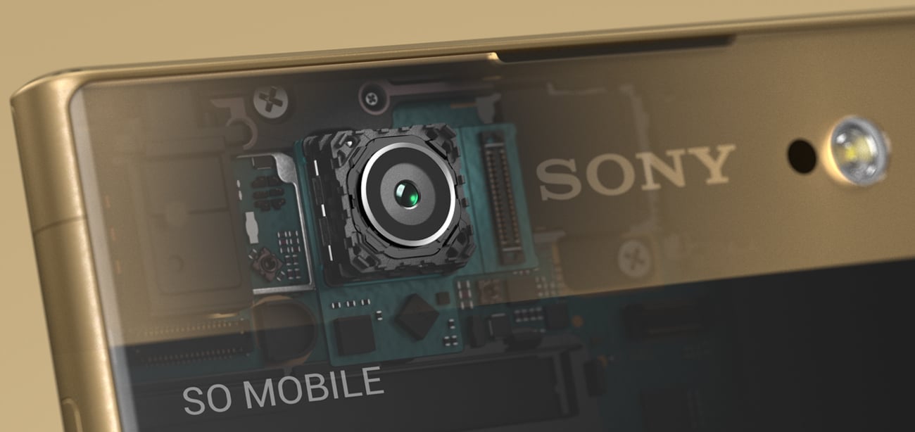 Sony Xperia XA1 Ultra szerokokątne selfie 16 Mpix