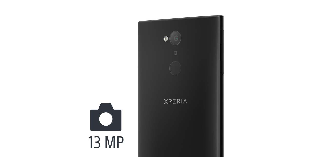 Sony Xperia L2 aparat 13 mpix f/2.0