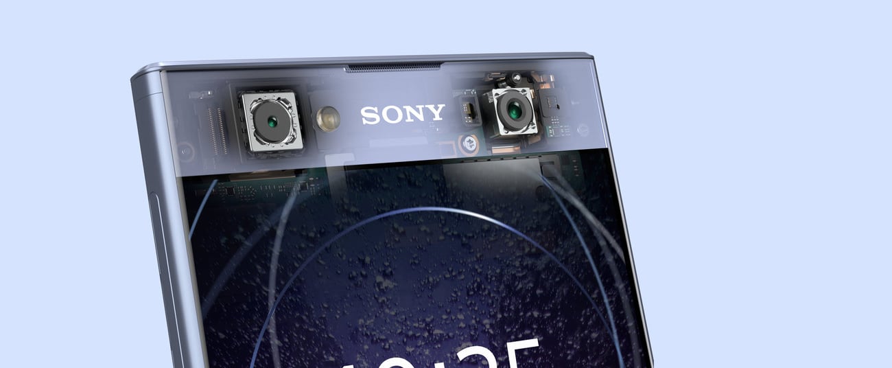 Sony Xperia XA2 Ultra selfie camera 16 + 8 mpix OIS panorama
