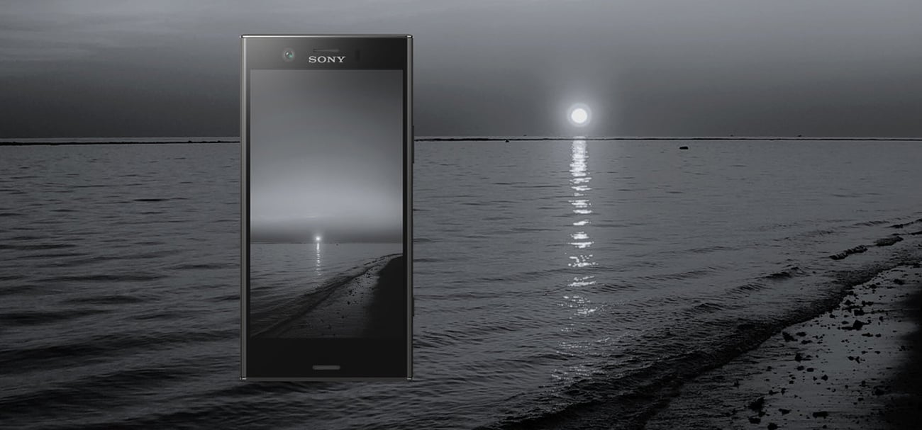 Sony Xperia XZ1 Compact Black smukła aluminiowa obudowa