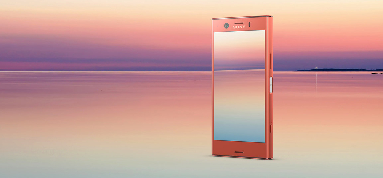 Sony Xperia XZ1 Twilight Pink smukła aluminiowa obudowa