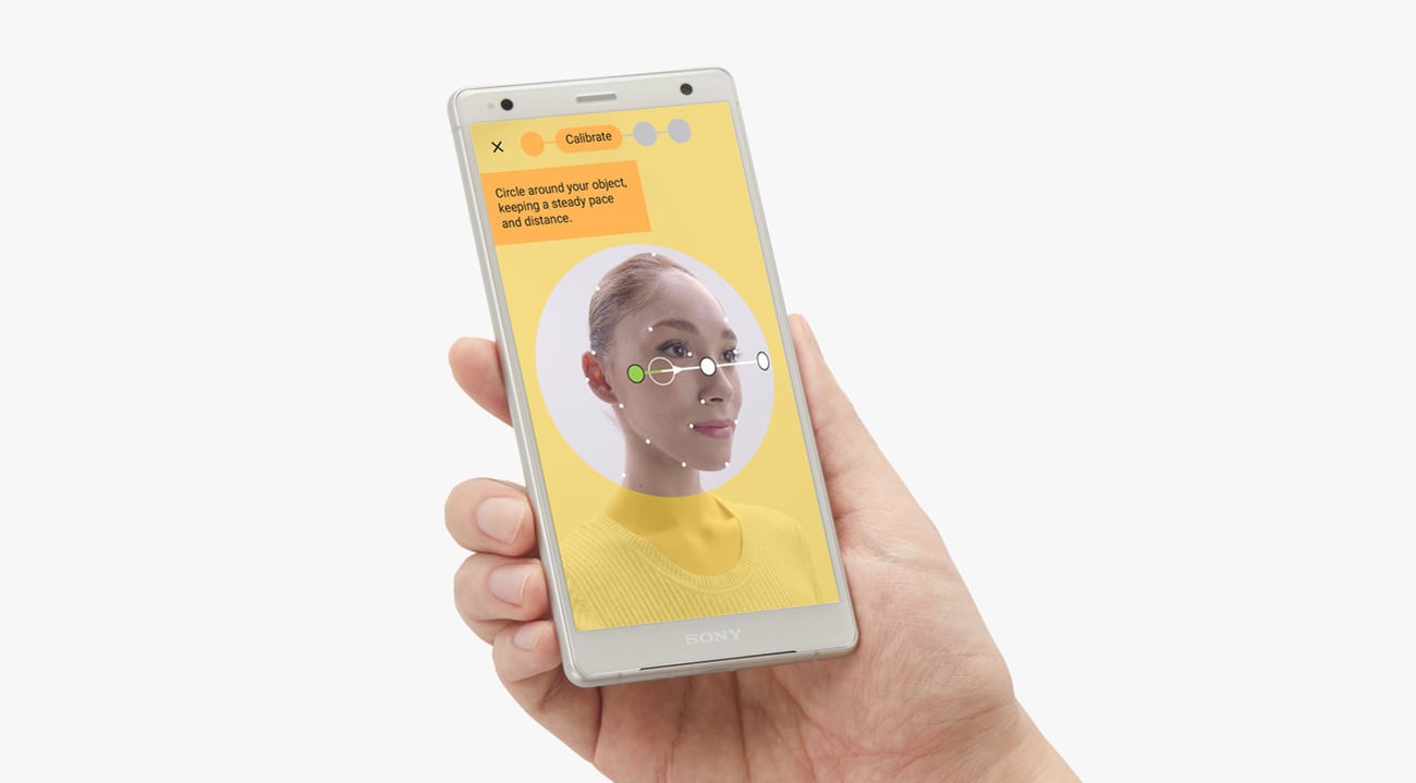 Sony Xperia XZ2 kreator 3D rzeczywistość rozszerzona