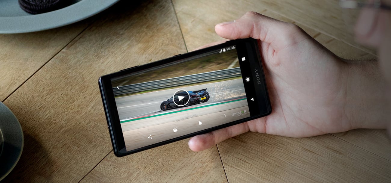Sony Xperia XZ2 ekran 5,7 Full HD+ HDR TRILUMINOS dynamic vibration