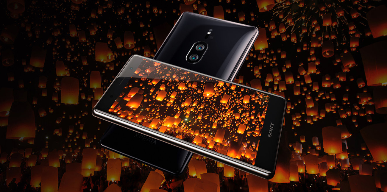 Sony Xperia XZ2 Premium smukła opływowa obudowa ze szkła i metalu
