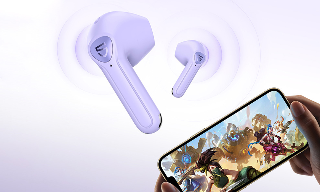 Słuchawki bezprzewodowe Soundpeats Air3 Purple - Tryb gry