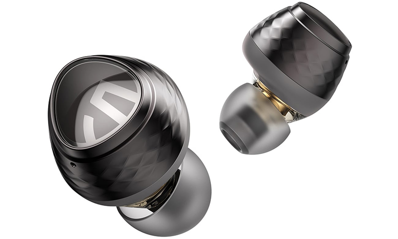 Słuchawki bezprzewodowe Soundpeats Engine4 Czarne - Widok lewej i prawej słuchawki