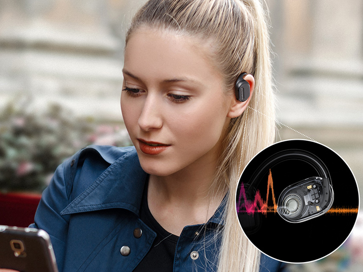 Słuchawki bezprzewodowe Soundpeats GoFree Czarne - Idealne do rozmów