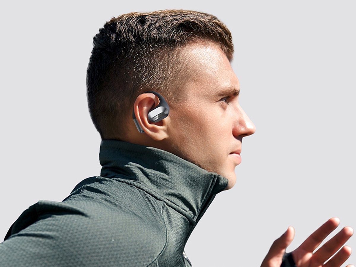 Słuchawki bezprzewodowe Soundpeats HearFit Czarne - Grafika lifestyle