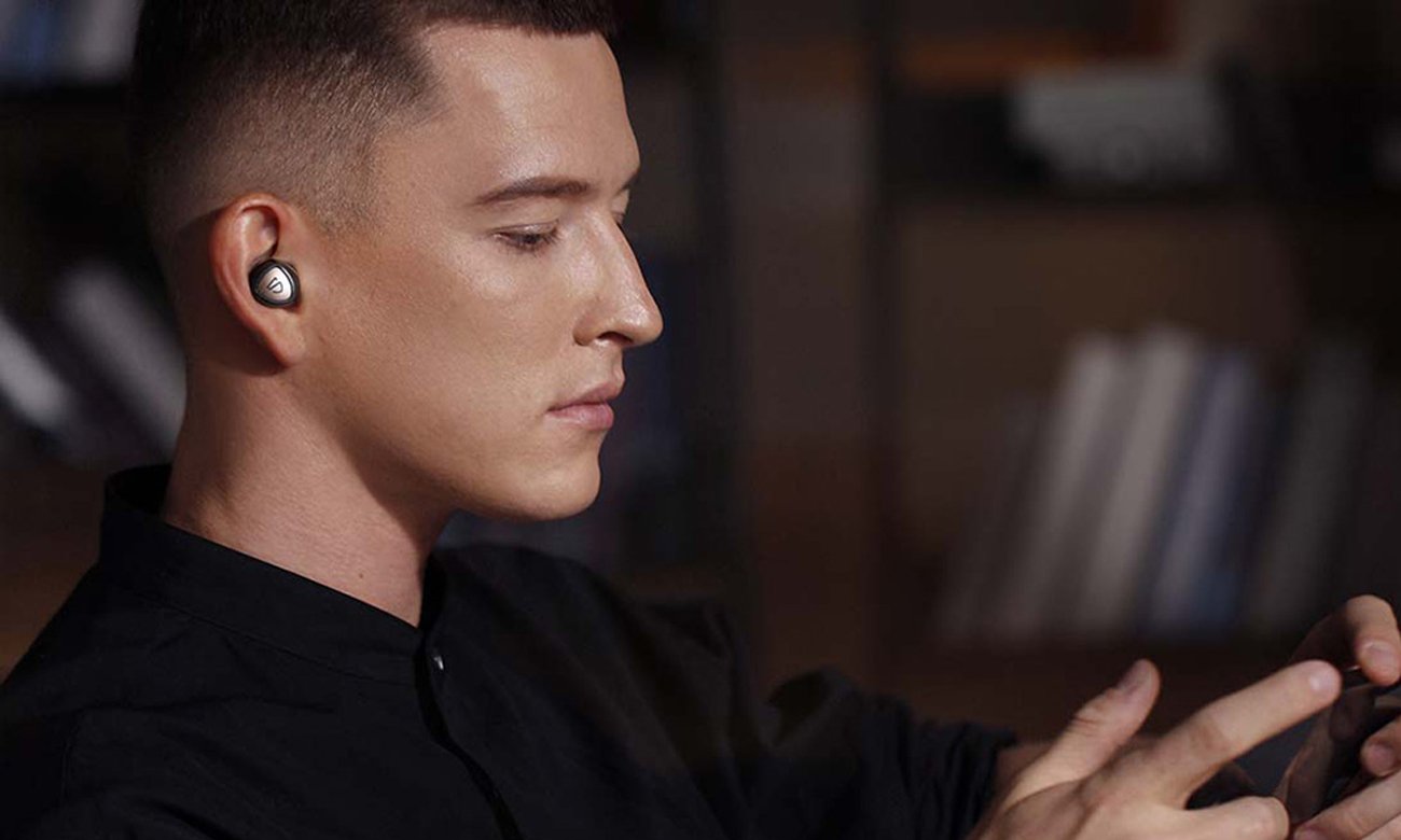 Słuchawki bezprzewodowe Soundpeats Sonic Pro Czarne - Doskonały dźwięk, lepsza jakość połączeń
