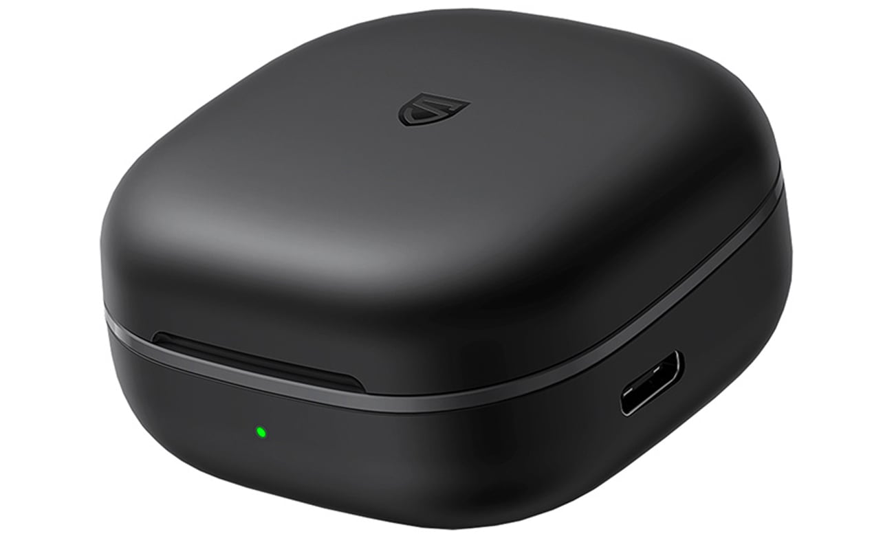 Słuchawki bezprzewodowe Soundpeats TWS Mini Pro Białe - Widok zamkniętego etui ładującego