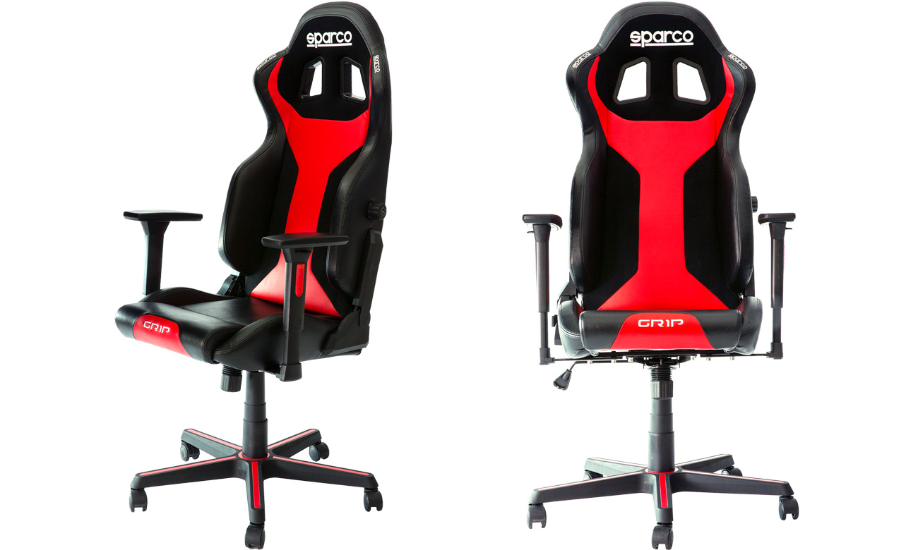 Fotel gamingowy Sparco GRIP SKY Czarno-czerwony