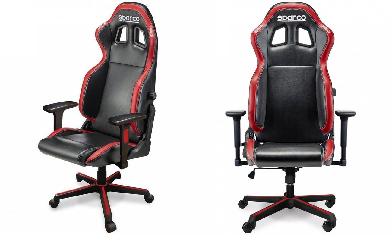 Fotel gamingowy Sparco ICON Czarno-czerwony