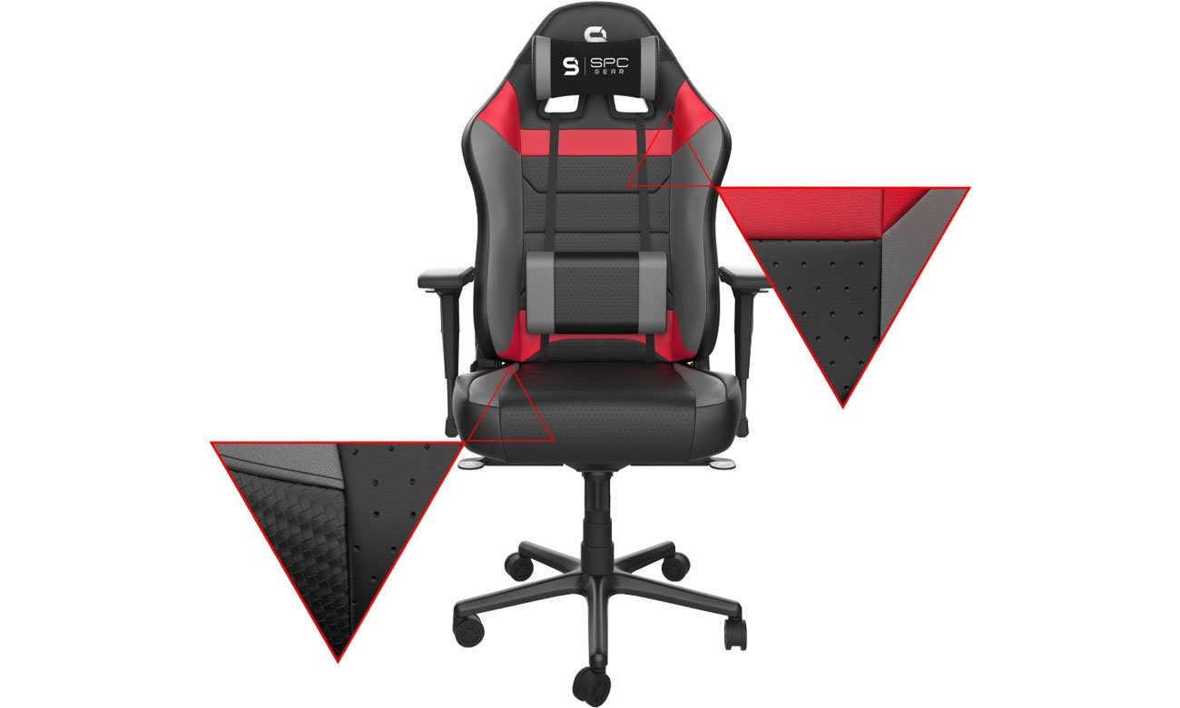 SPC Gear SR800 RD - Materiał