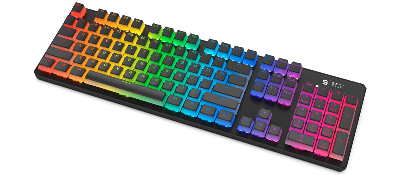 Klawiatura GK540 Magna Kailh Blue RGB Pudding Edition