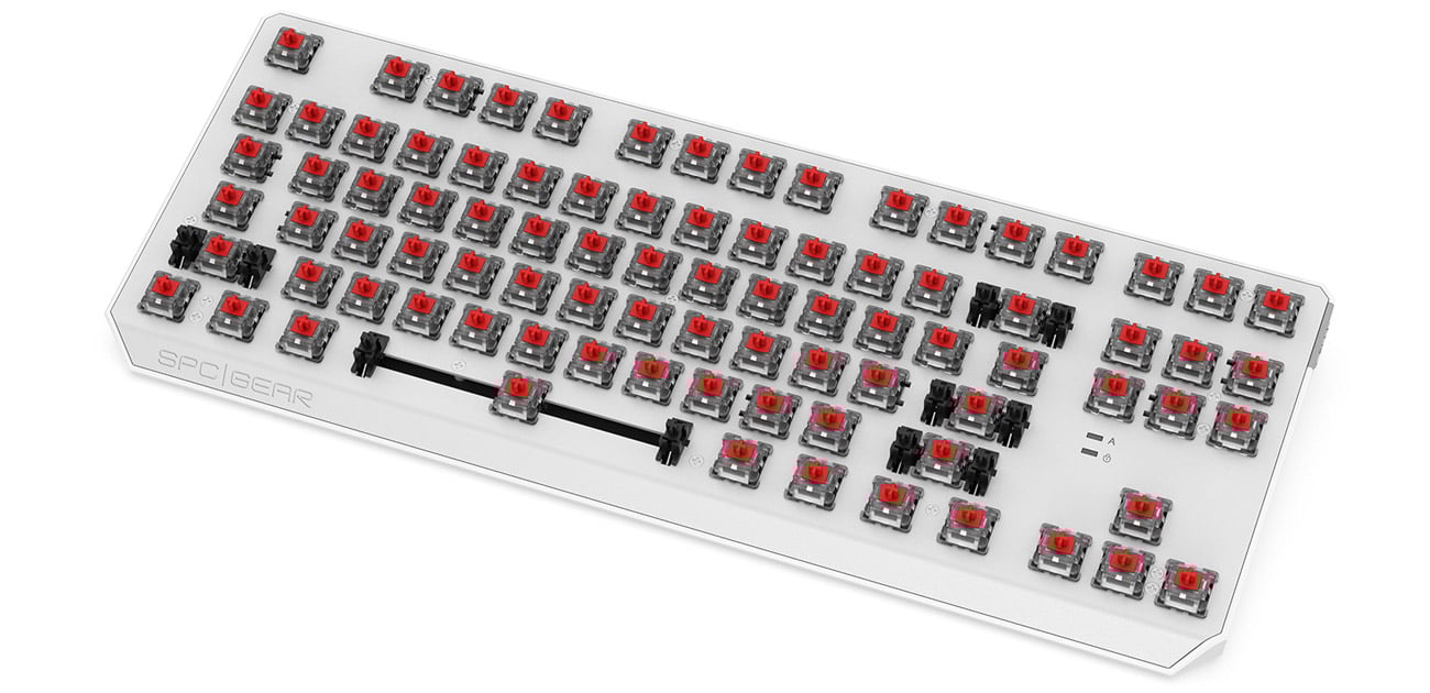SPC Gear GK630K Onyx White Tournament