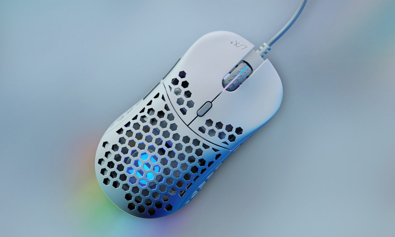 SPC Gear LIX Plus Onyx White Gaming-Maus