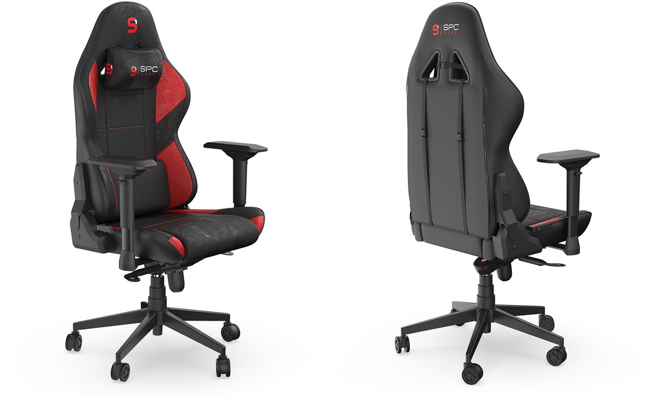 Fotel gamingowy SPC Gear SR600 Czarno-czerwony