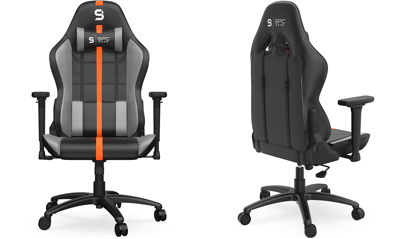 Fotel gamingowy SPC Gear SR400 Czarno-pomarańczowy