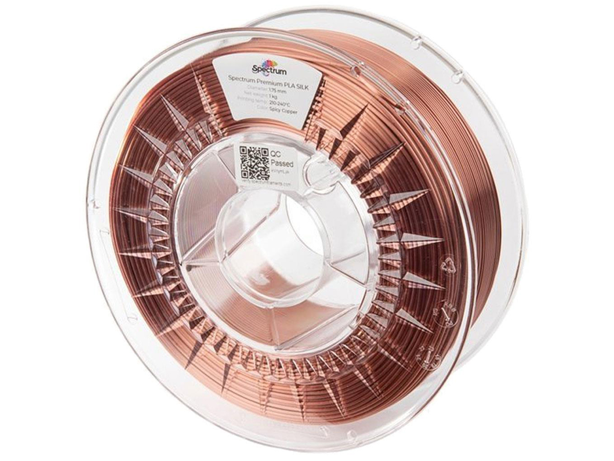 Filament do drukarki 3D Spectrum PLA SILK Cinnamon Gold 1kg