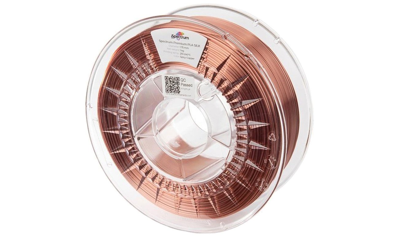 Filament do drukarki 3D Spectrum PLA SILK Spicy Copper 1kg