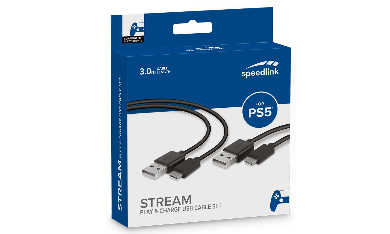 Kabel SpeedLink STREAM USB-A USB-C 3m. (2szt.) opakowanie