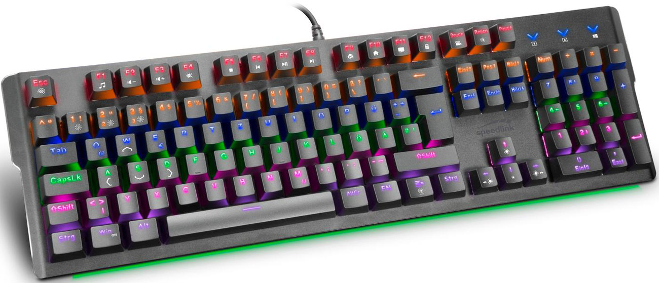 11 trybów podświetlenia