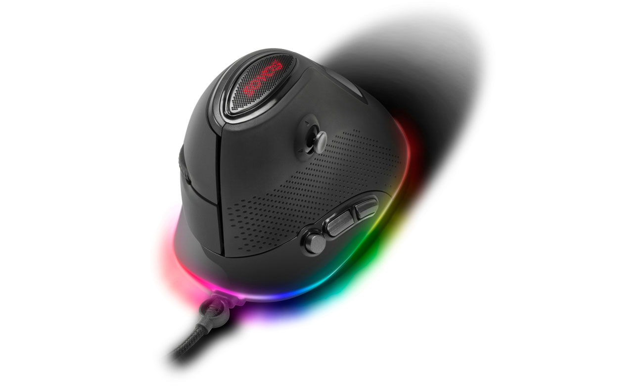 Myszka przewodowa SpeedLink SOVOS Vertical RGB SL-680018-BK