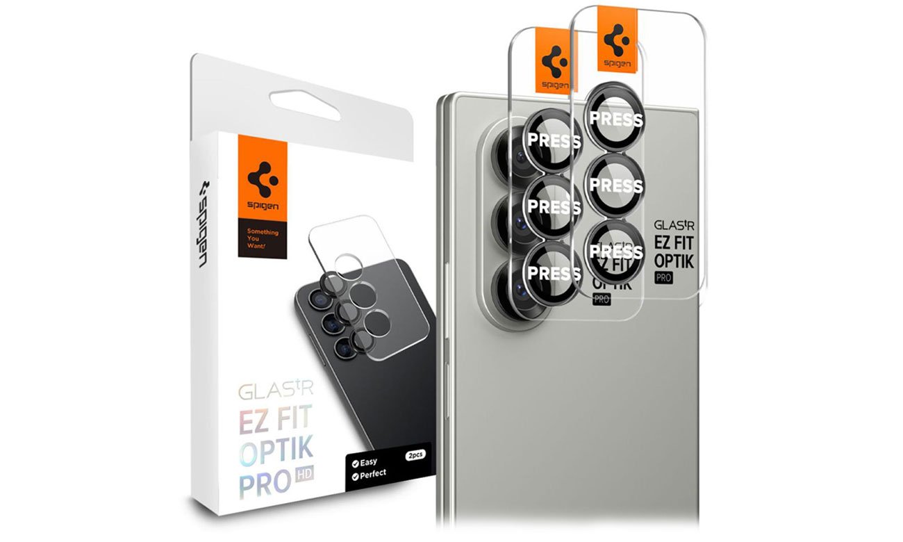 Spigen Osłona aparatu Optik Pro HD Glas.tr ”EZ FIT” camera protector