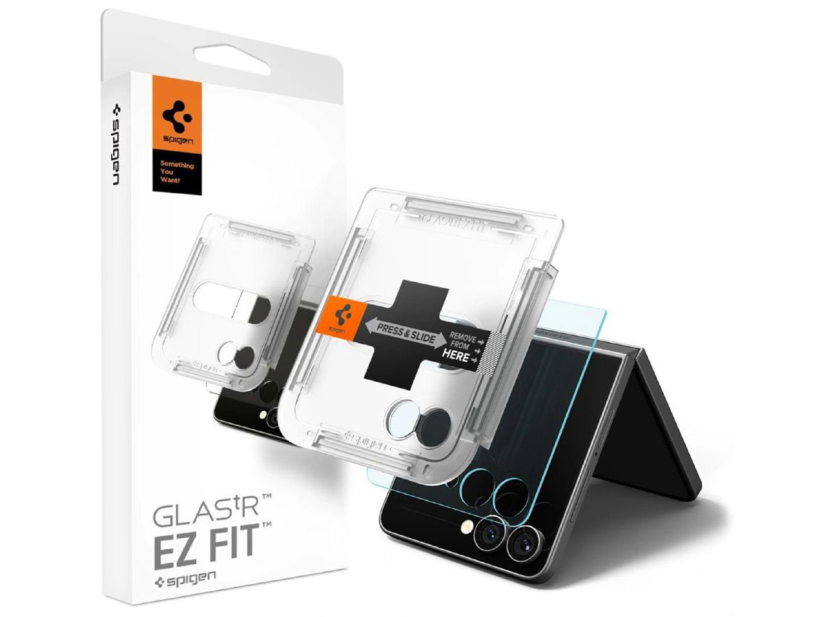 Spigen Szkło hartowane Glas.TR ”EZ FIT” HD Galaxy F Flip 7 clear