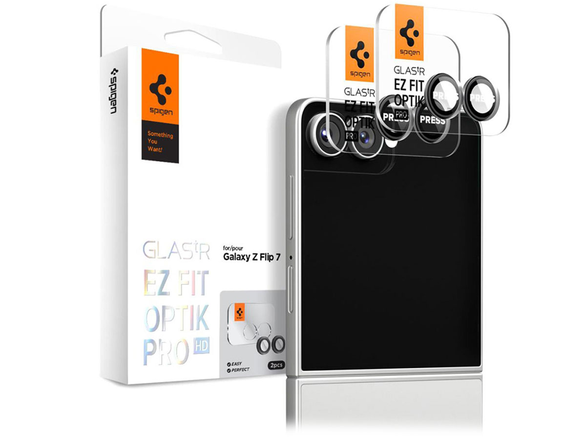 Spigen Osłona aparatu Optik Pro HD Glas.tr ”EZ FIT” camera protector