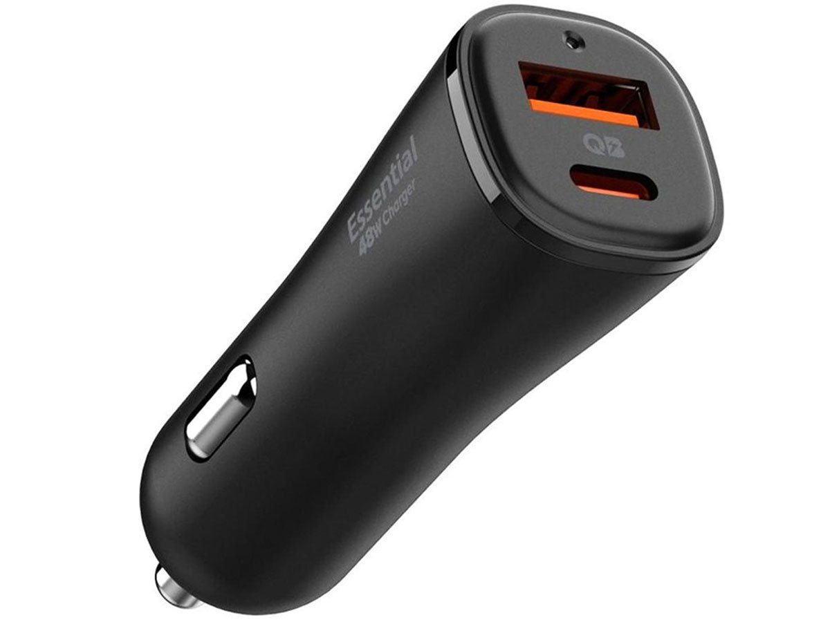 Spigen Ładowarka samochodowa Arcstation Essential 48W Czarna