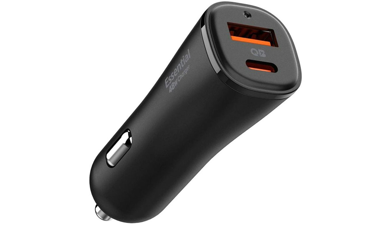 Spigen Ładowarka samochodowa Arcstation Essential 48W Czarna