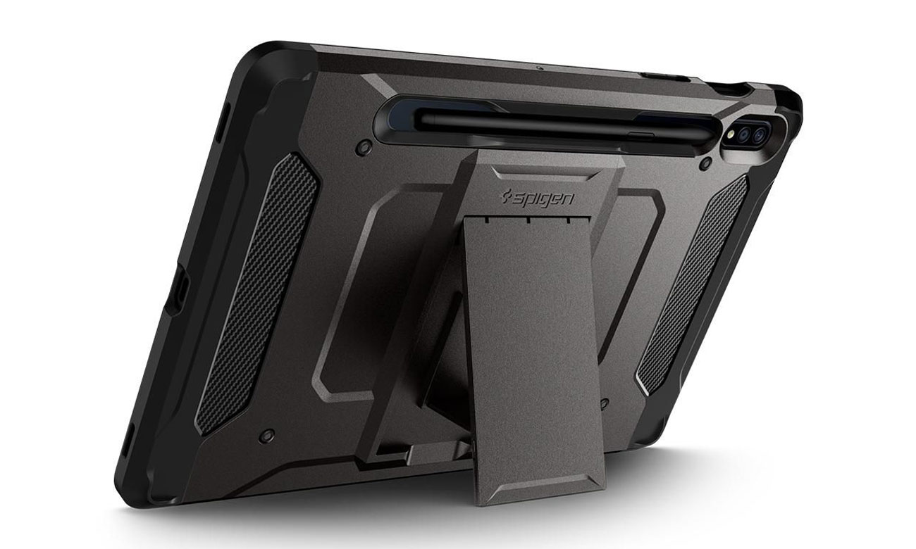 Etui na tablet Spigen Tough Armor Pro do Galaxy Tab S7 Gunmetal ACS01605