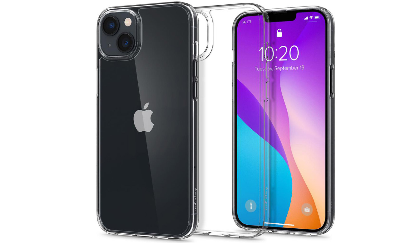 Etui Spigen AirSkin Hybrid do iPhone 14 Plus crystal clear