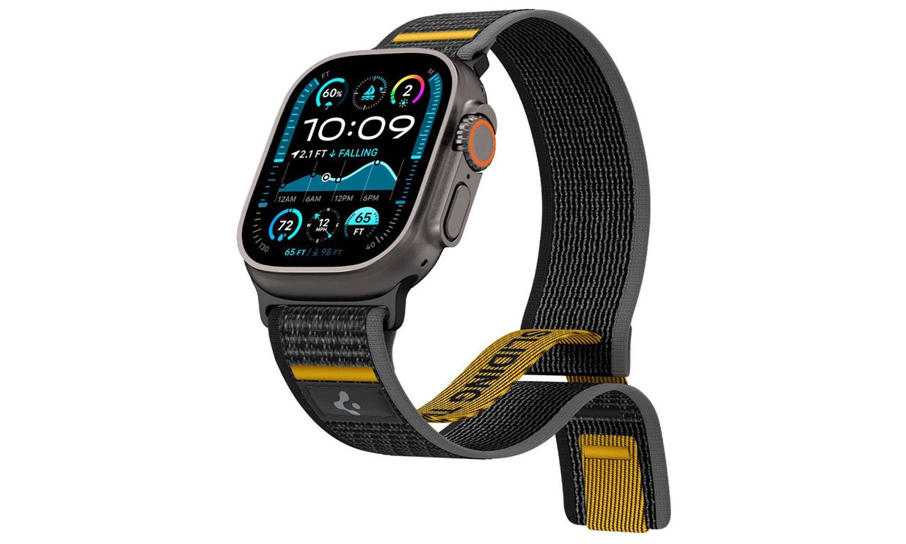 Spigen Athlex Air Apple Watch (44 / 45 / 46 / 49 Mm) Active Black