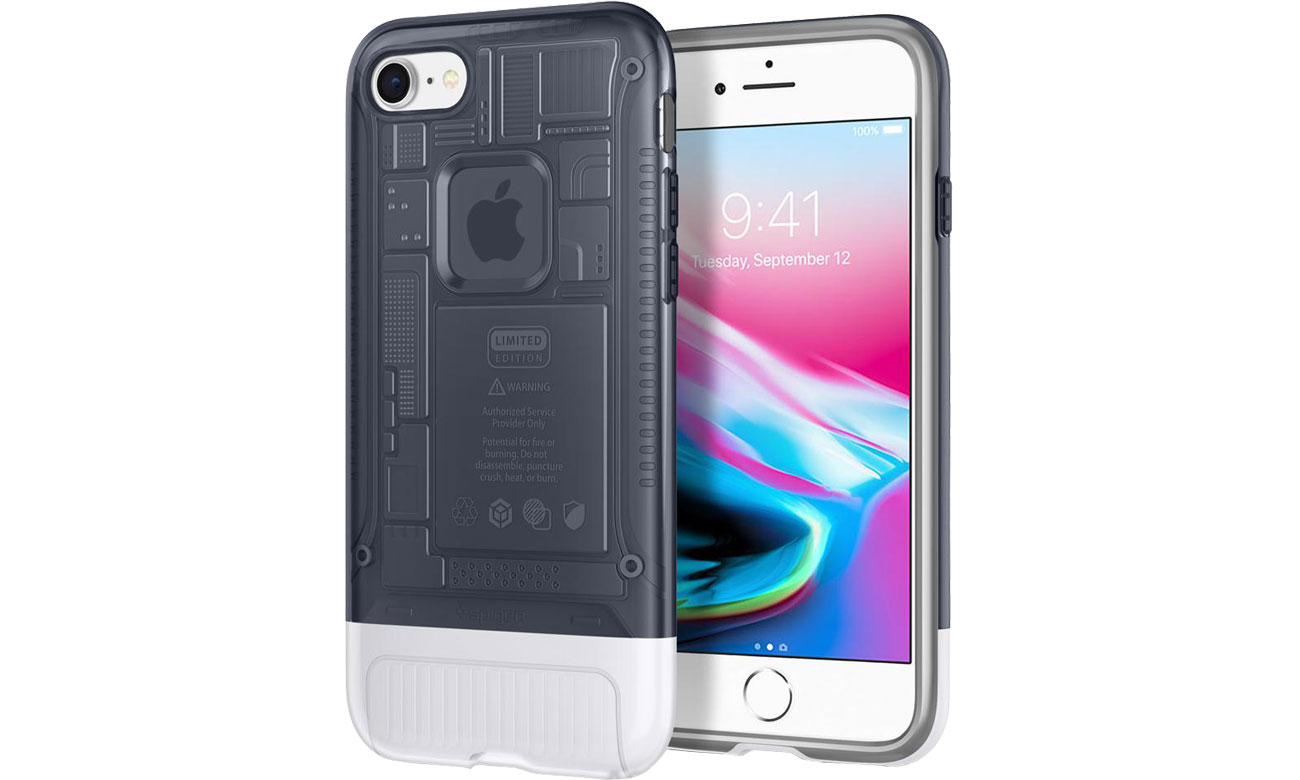 Etui Spigen Classic C1 Case do iPhone 7/8 Graphite 054CS24404