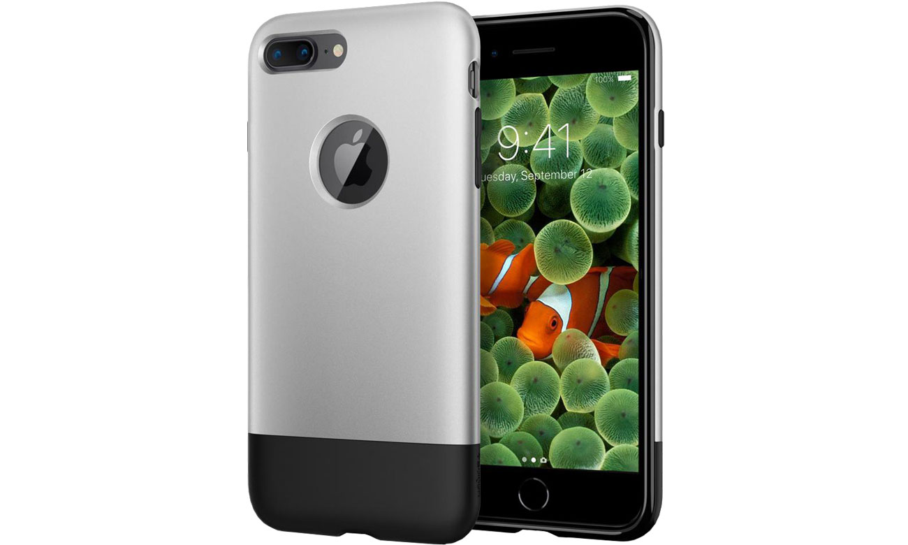 Etui Spigen Classic One Case do iPhone 7/8 Plus Aluminium Gray 055CS24412