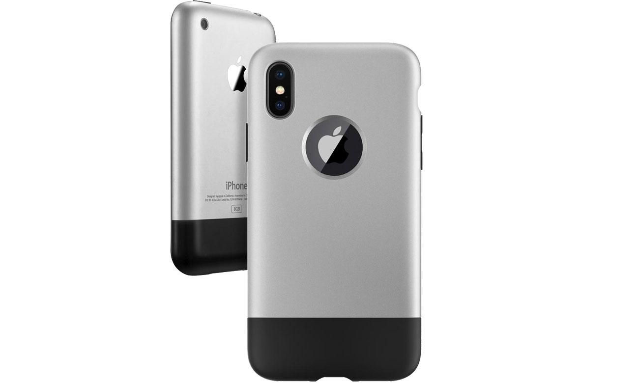 Spigen Classic One Case do iPhone X, Design Apple iPhone 1. generacji