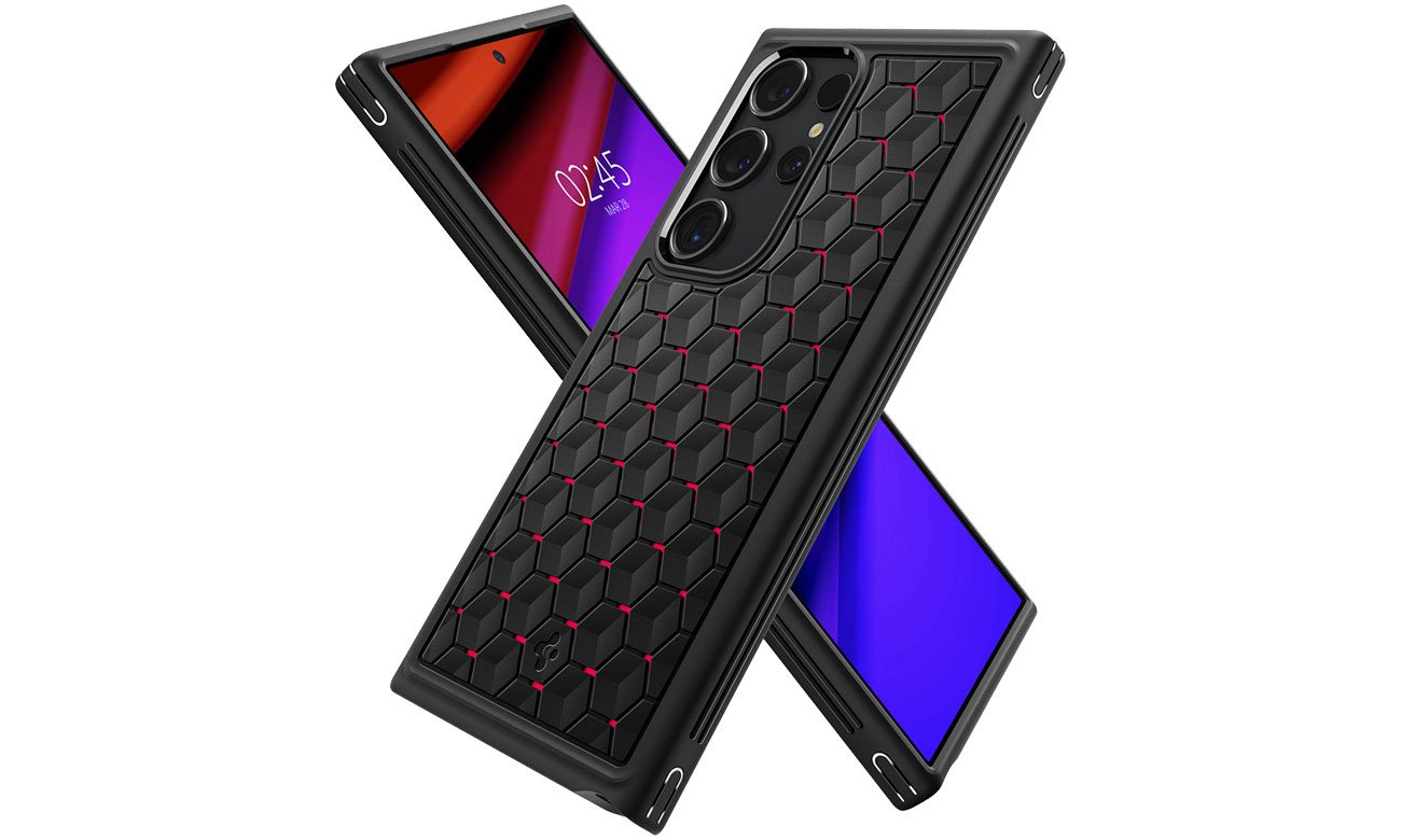 Etui Spigen Cryo Armor do Samsung Galaxy S24 Ultra Cryo Red