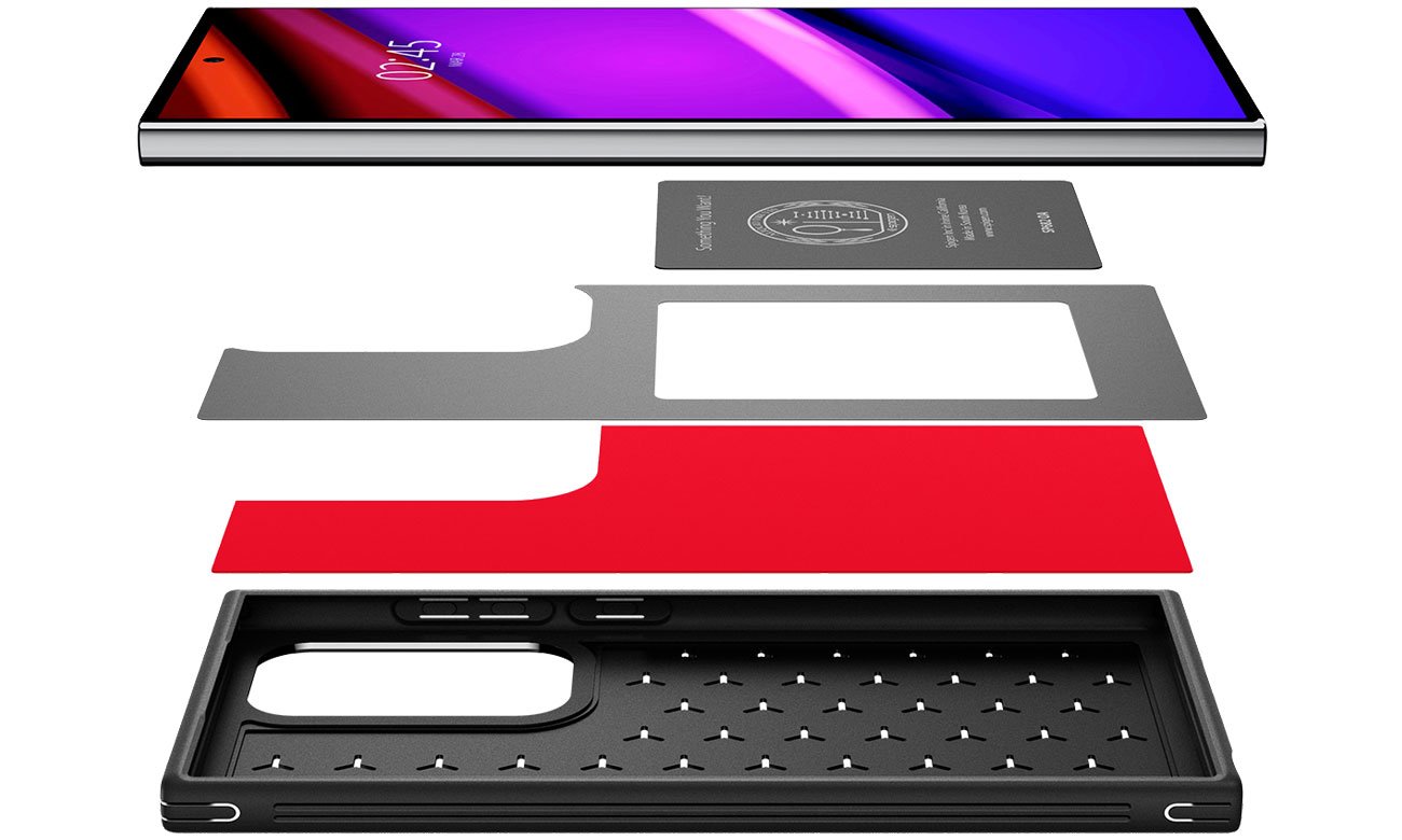 Spigen Cryo Armor do Samsung Galaxy S24 Ultra ochrona