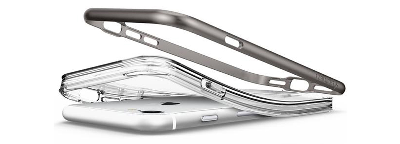 Spigen Crystal Hybrid dwuwarstwowa kontrukcja